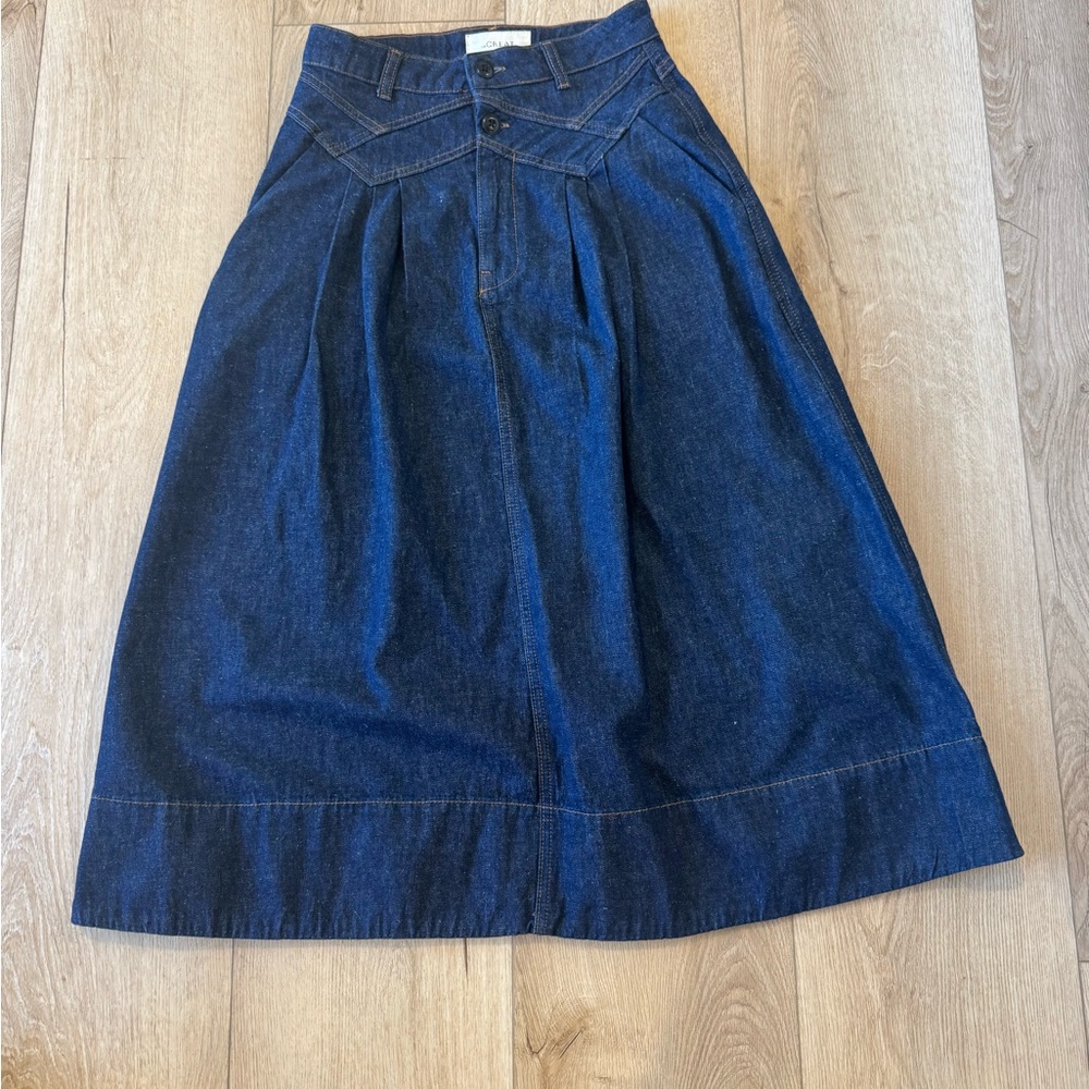 THE GREAT. Field Skirt